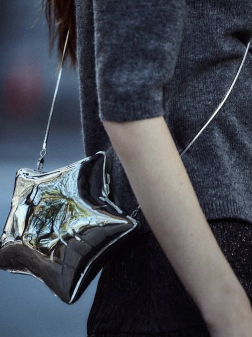 Zara Silver Star Balloon Purse - Picture 4 of 4